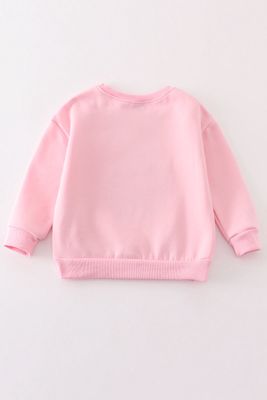 Pink Sequin Santa Sweatshirt