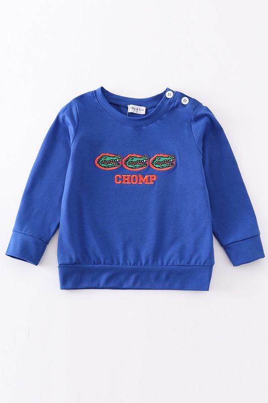 Gators Embroidered Top