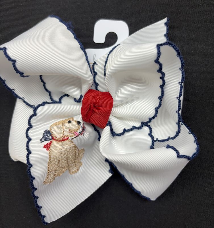Patriotic Dog Bow