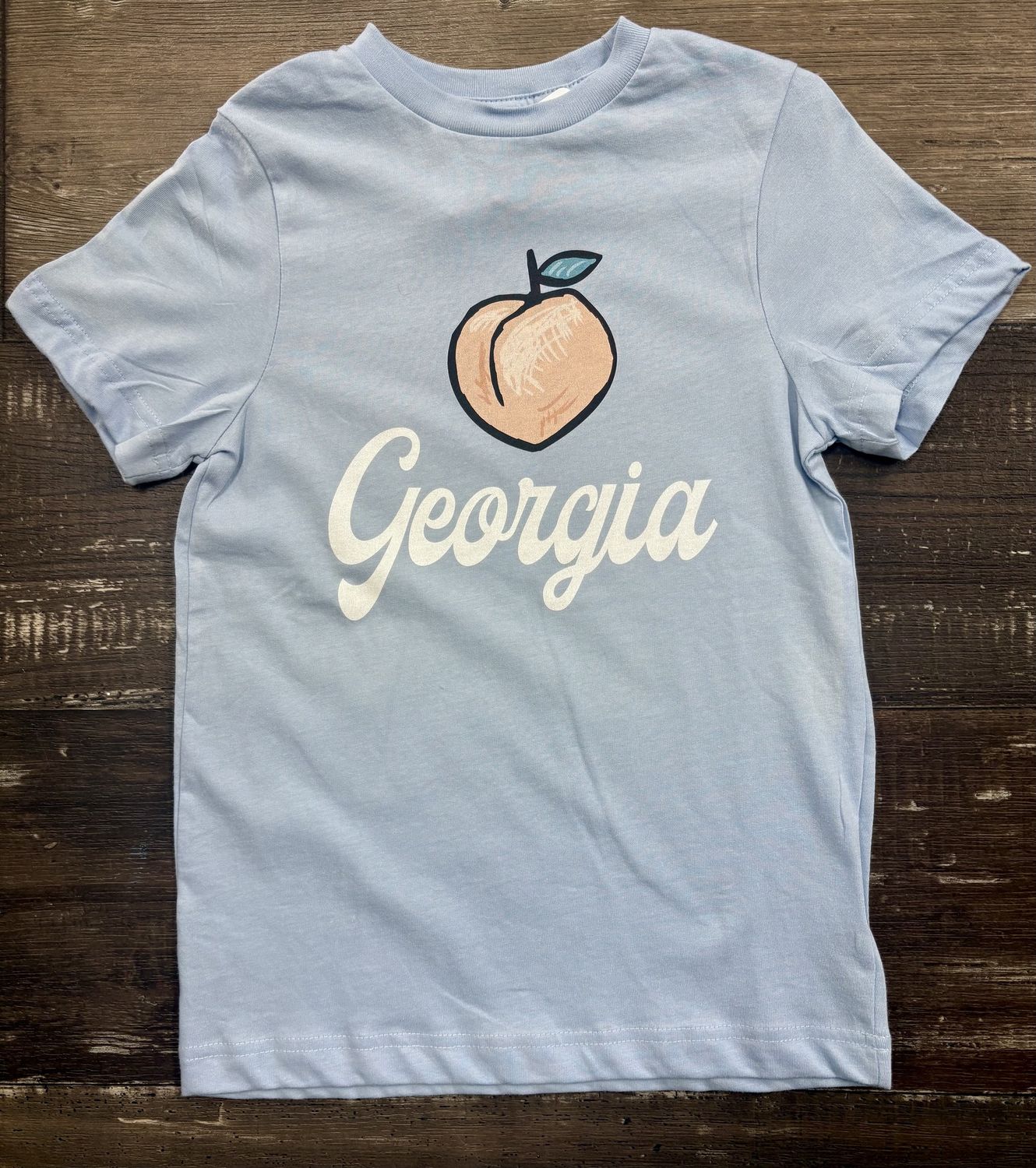 Life in the South Georgia Peach-Light Blue