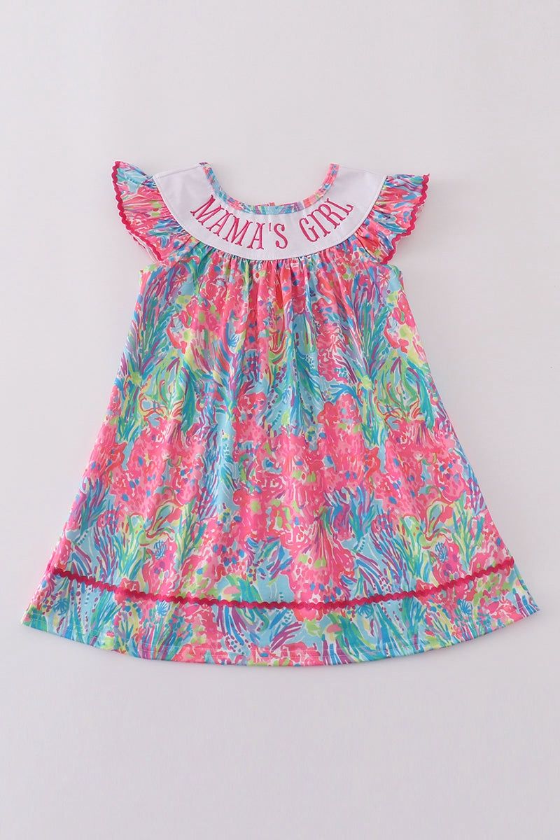 Neon Reef MAMA&#39;S Embroidery Dress