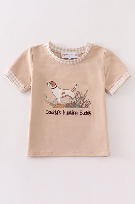 Daddy&#39;s Hunting Buddy Embroidered Shirt