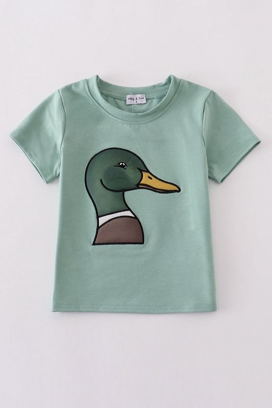 Green Duck Applique Shirt