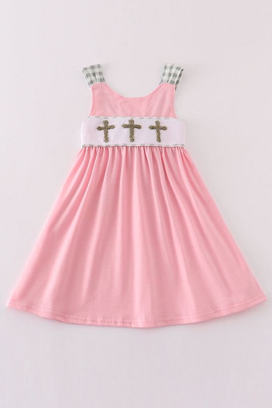 Cross French Knot Dress