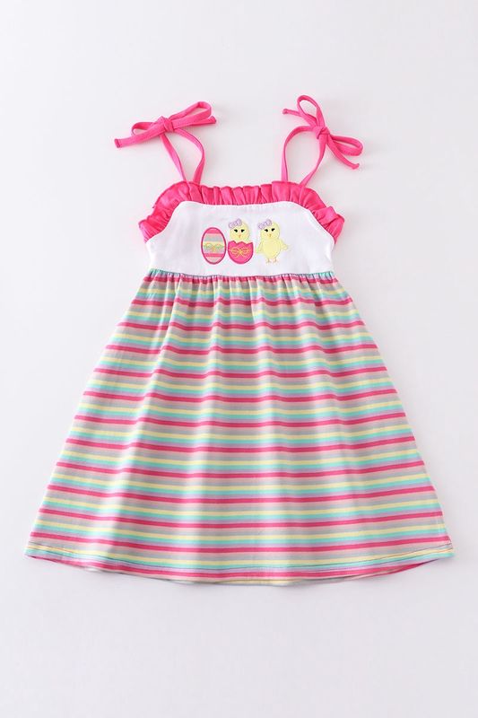 Striped Strappy Easter Dress