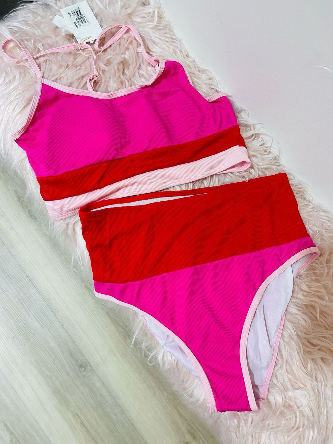 The Elle Pink Colorblock