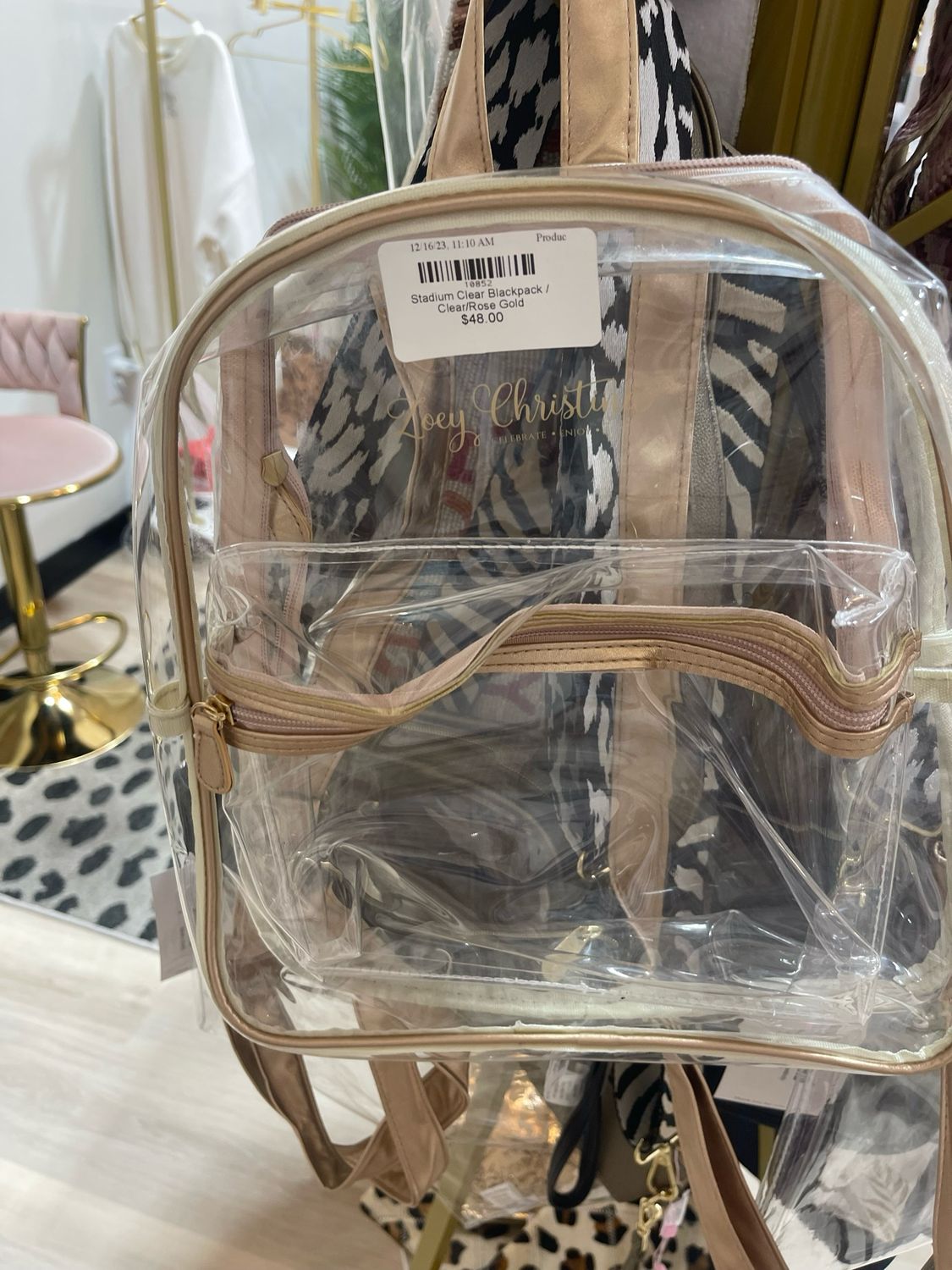 Stadium Clear Backpack