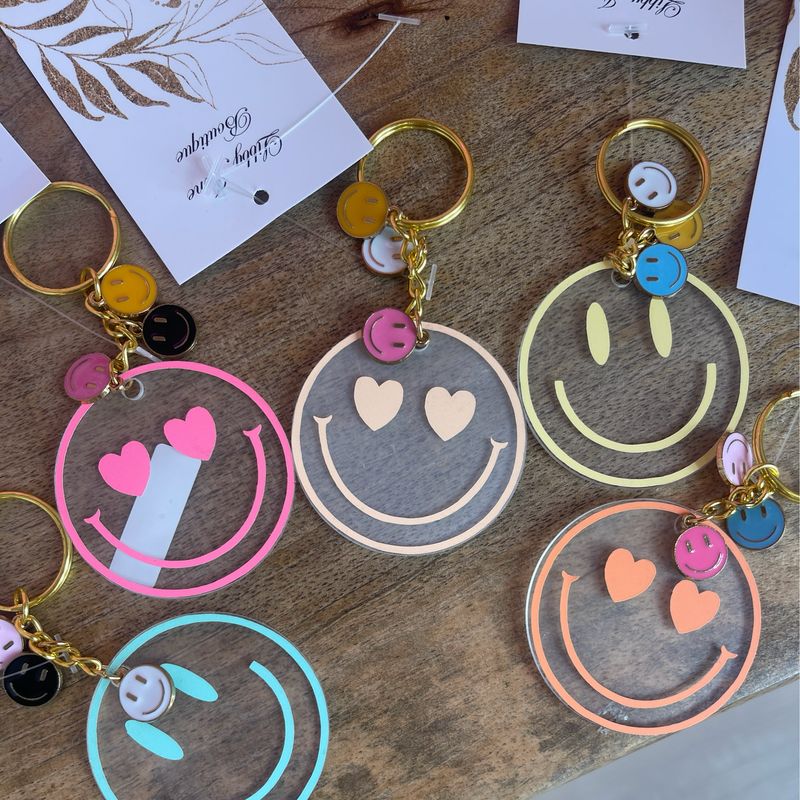 Smiley Face Key Chains