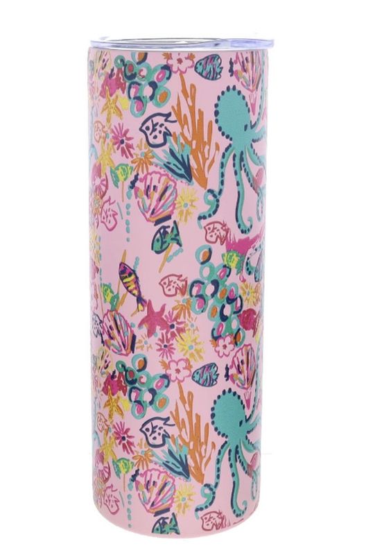 Skinny Tumbler 20 oz W/lid &amp; Straw