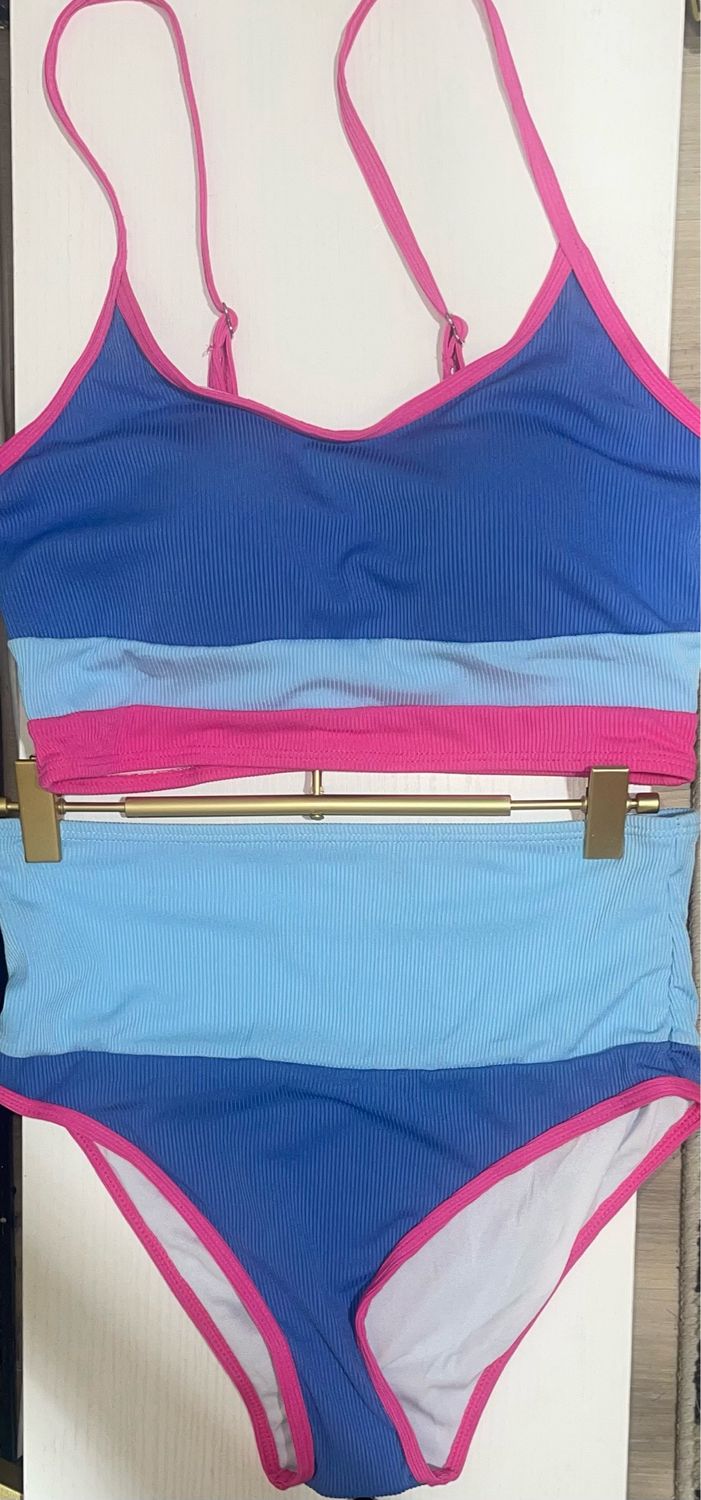 The Lola Blue Colorblock, Size: S
