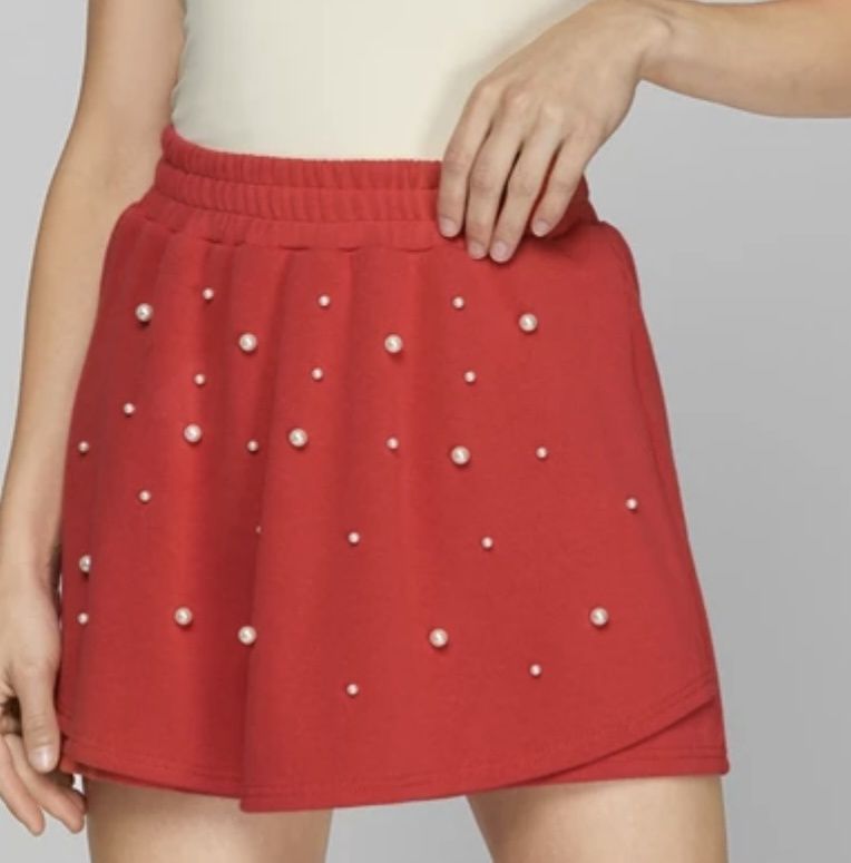 Pearl Heavy Knit Skort