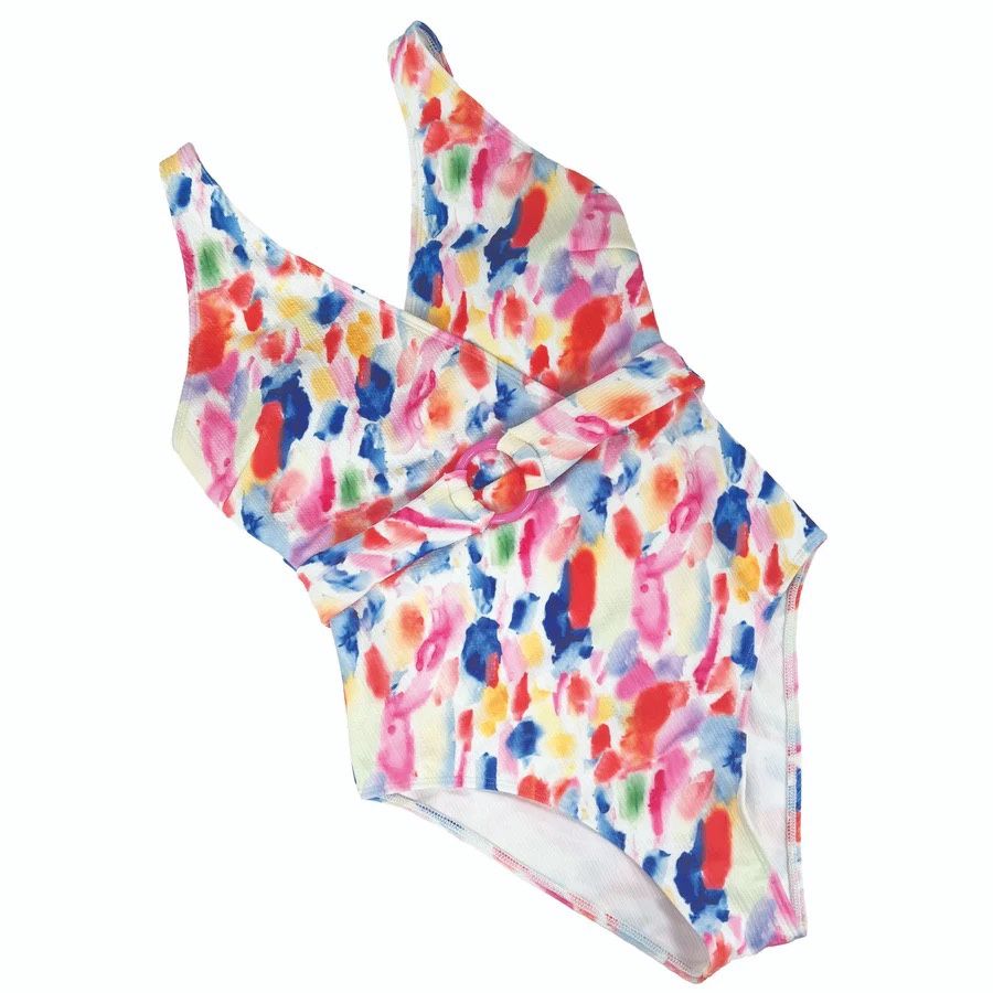 Abstract Multicolor One Piece