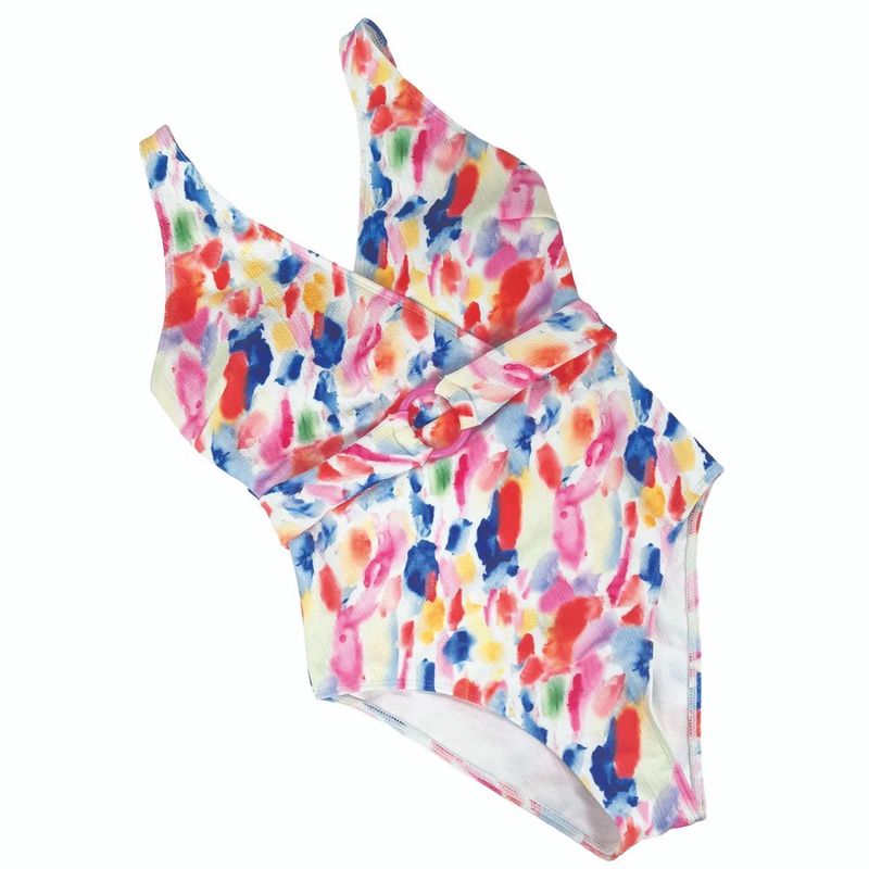 Abstract Multicolor One Piece