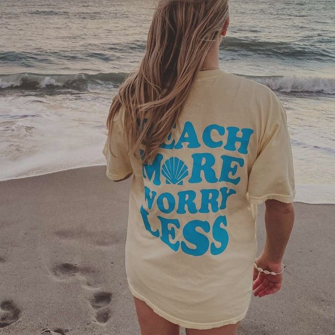 Beach More Worry Less T-Shirt