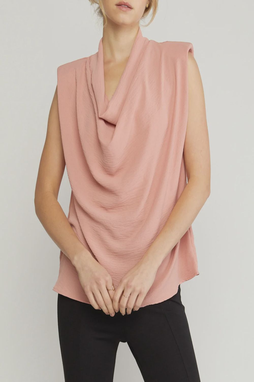 Salmon Sleeveless Top