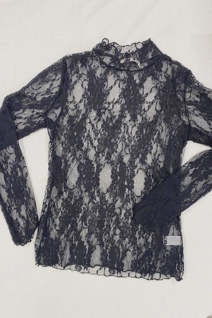Black Lace Long Sleeve