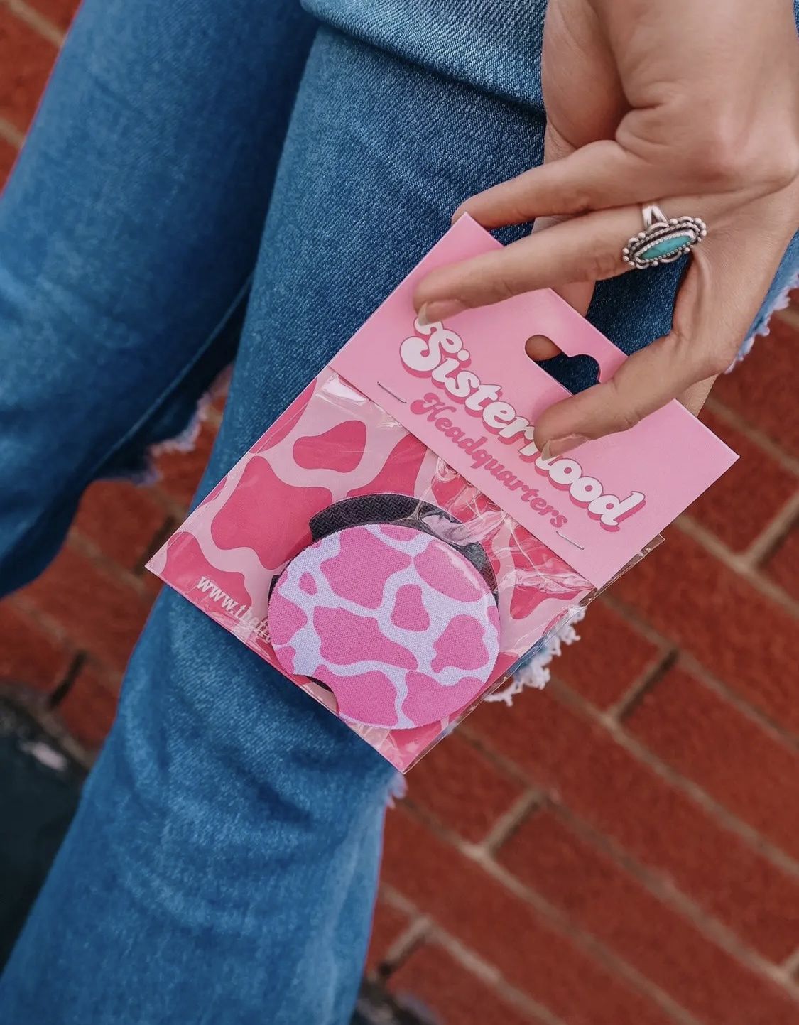 Car Coasters 2-Pk, Style: Cow Print