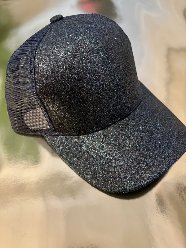 CC Glitter Ponytail Baseball Cap
