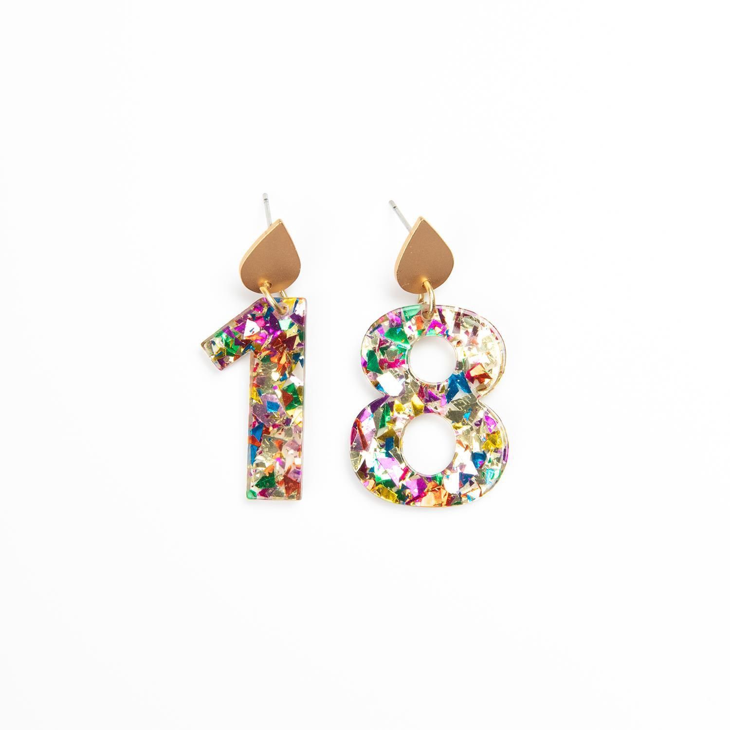 Earrings 18 Candles