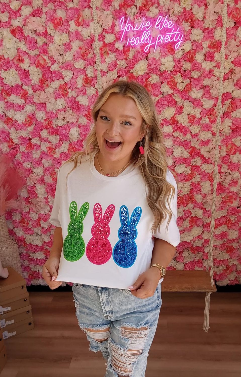 Faux Easter Bunny T-Shirt