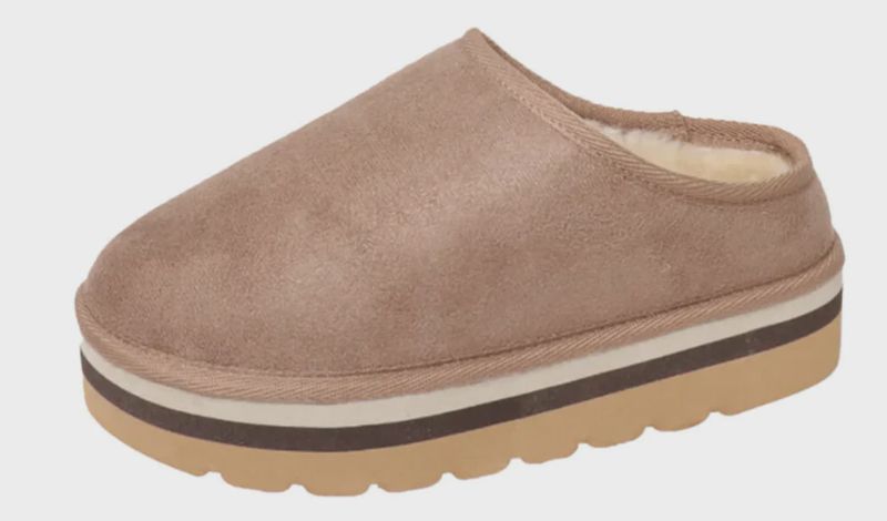 Gabby low cut slip ons-Taupe