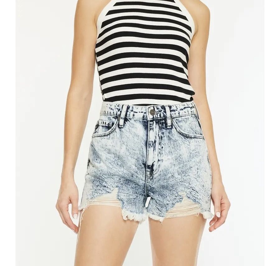 High Rise Mom Shorts