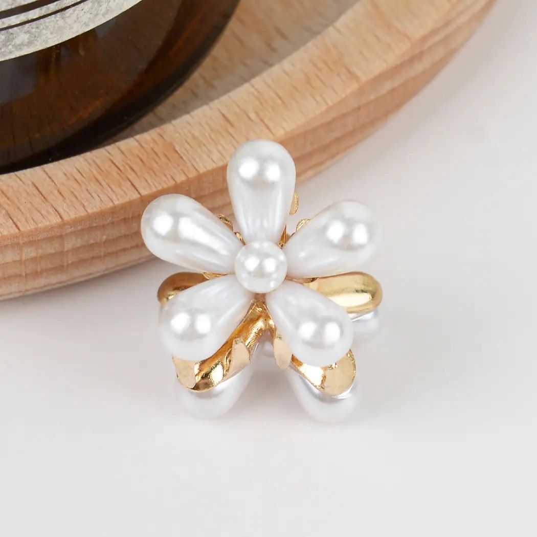Mini Pearl Hair Clips