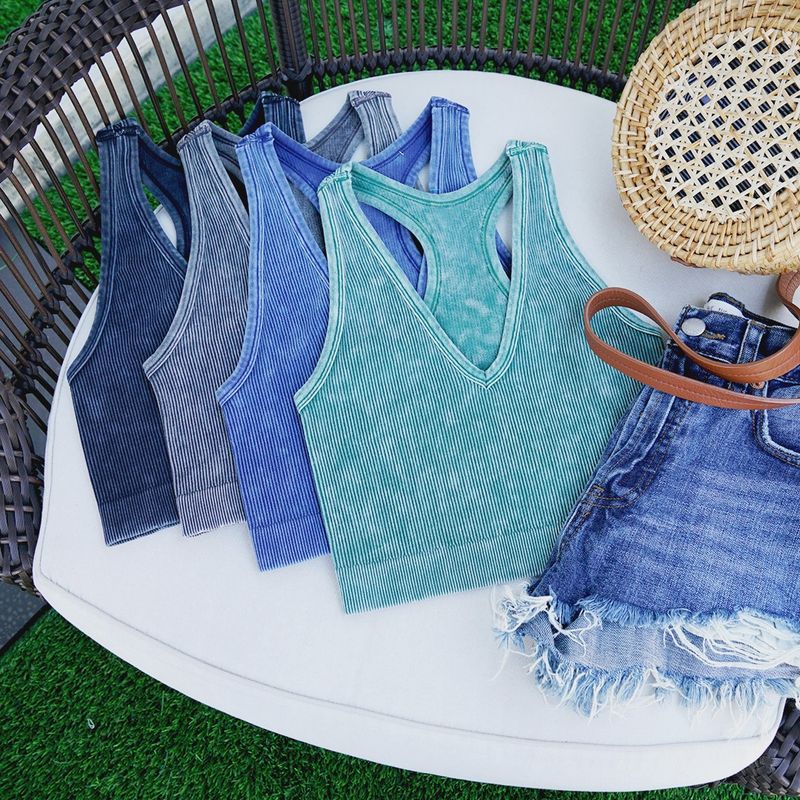 Washed Seamless Tank