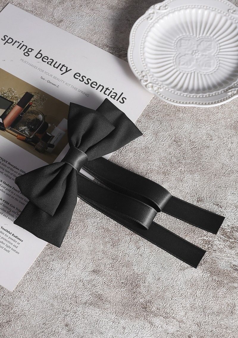 Perfect Staple Bow, Colour: Black