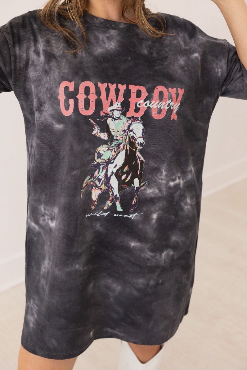 Wild West Plus T-shirt Dress
