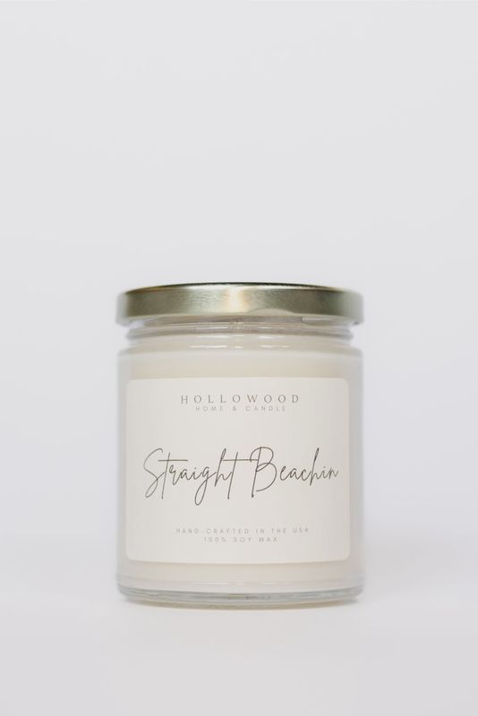 Straight Beachin Candle