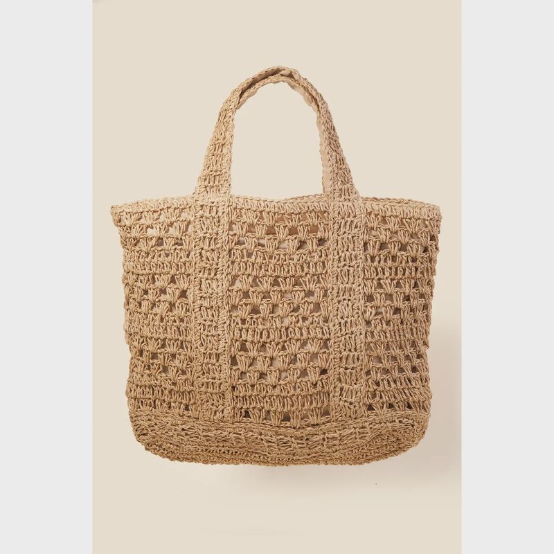 Straw Braided Tote
