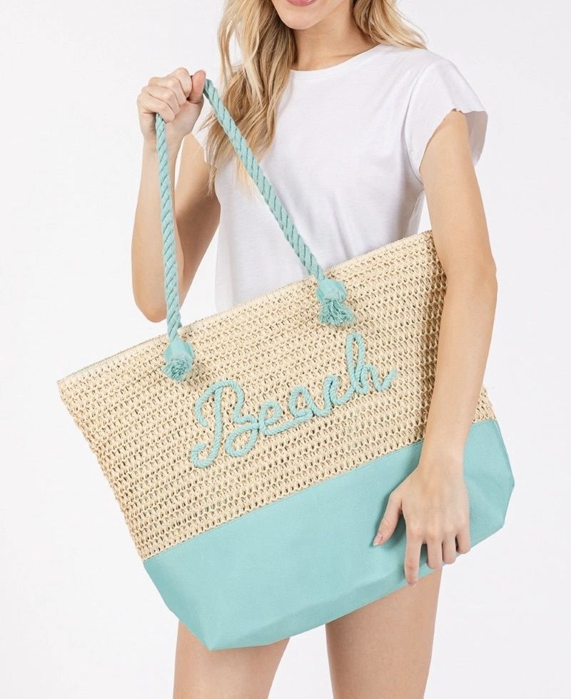 Beach Braided Tote