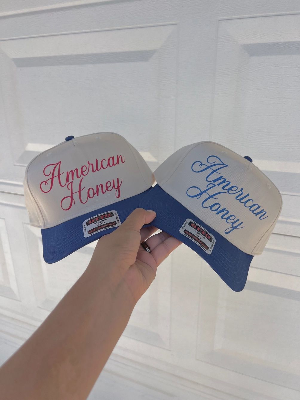 American Honey Hat, Colour: Red Letters