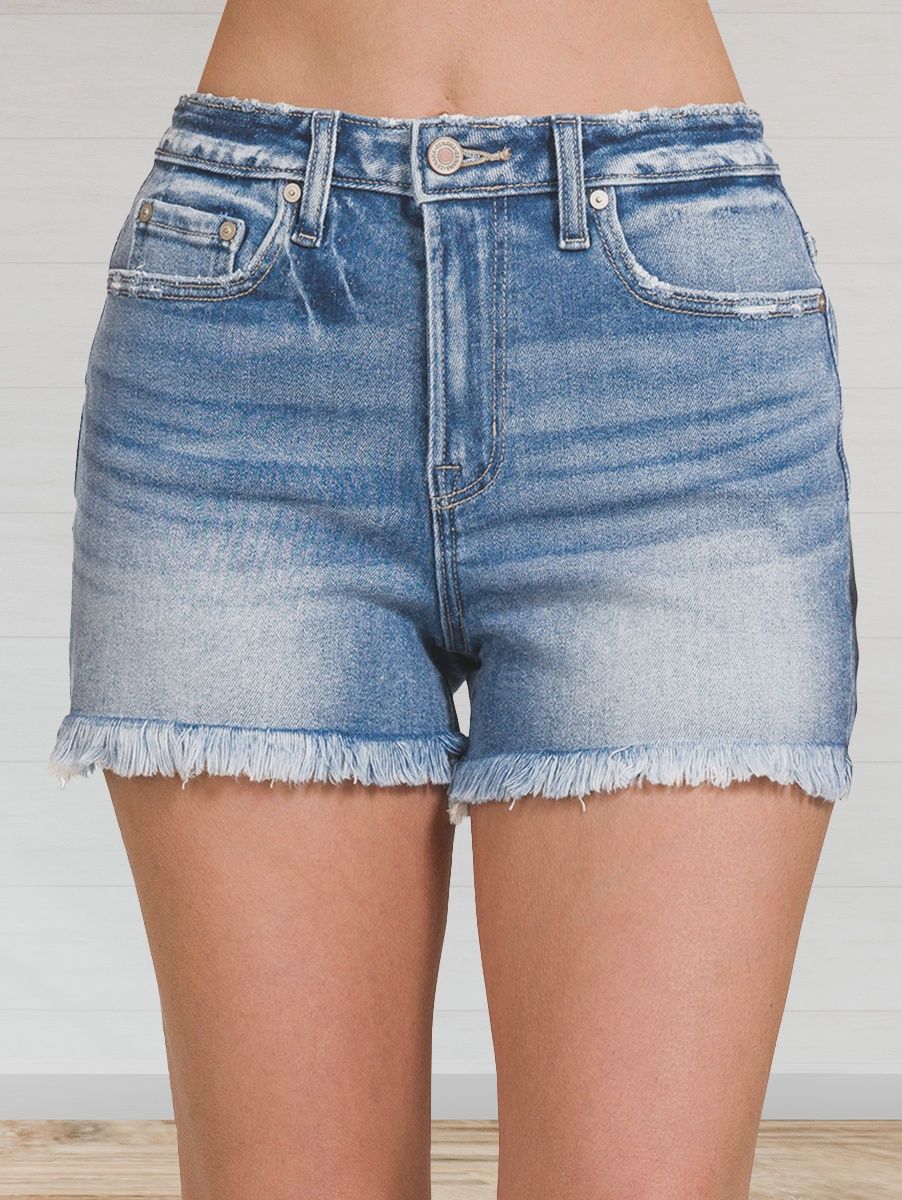 Tell It All Denim Shorts