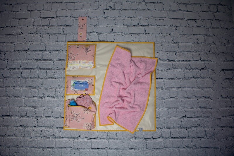 Wickeltasche "Wickelbuddy" rosa