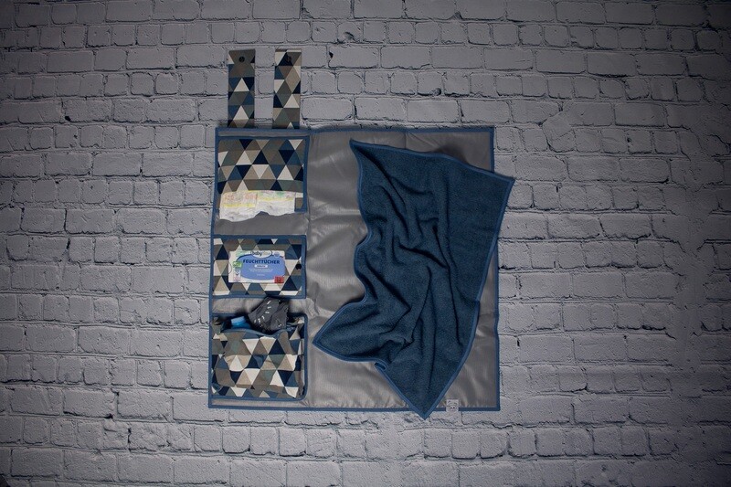 Wickeltasche "Wickelbuddy" blau