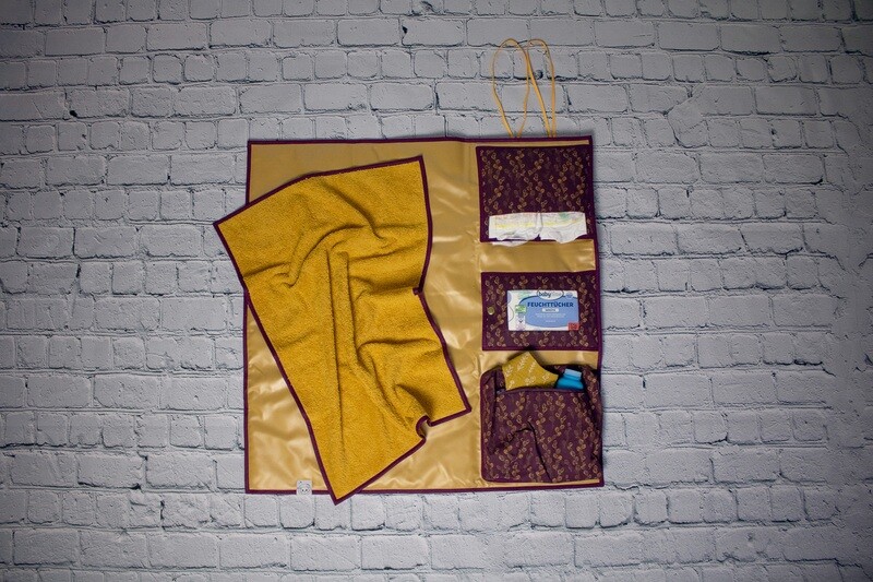 Wickeltasche "Wickelbuddy" aubergine