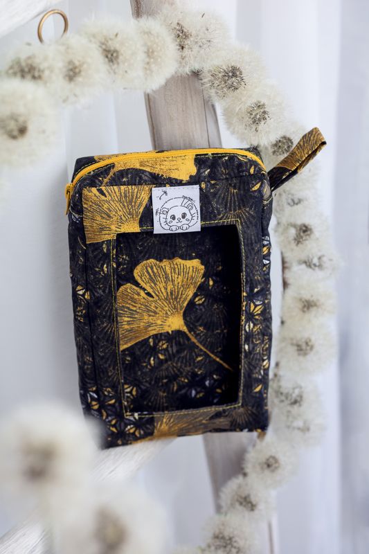 Windel- &amp; Feuchttuchtasche ginkgo