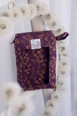 Windel- &amp; Feuchttuchtasche aubergine