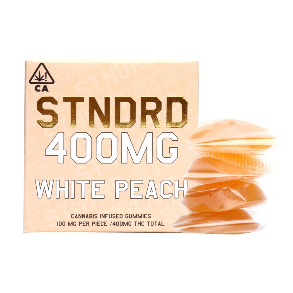 Stndrd White Peach 400 MG Sativa Gummies