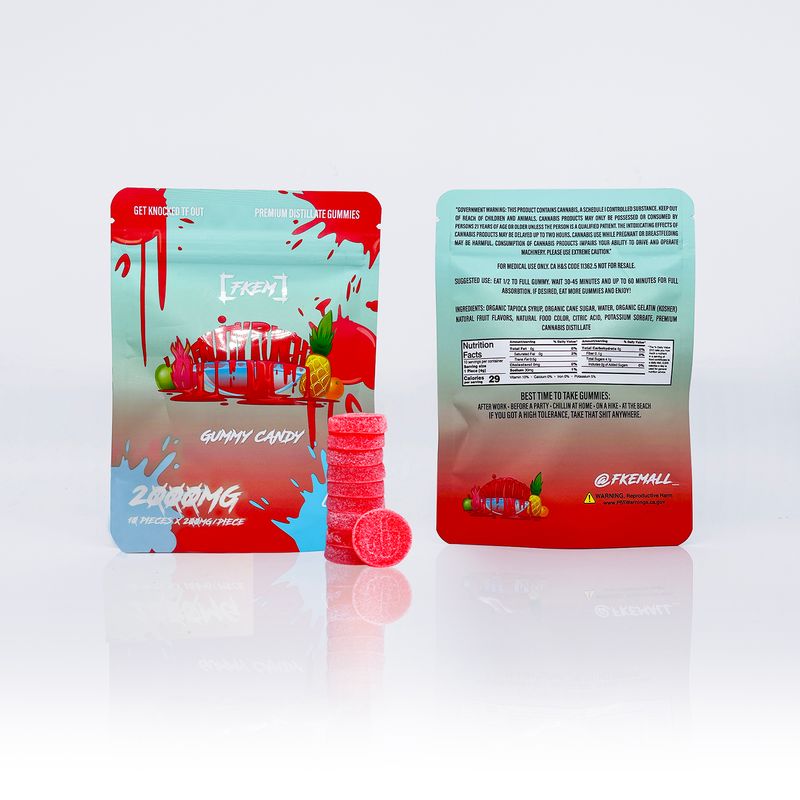 Fkem Fruity Punch 2000 MG Gummies - Full Spectrum