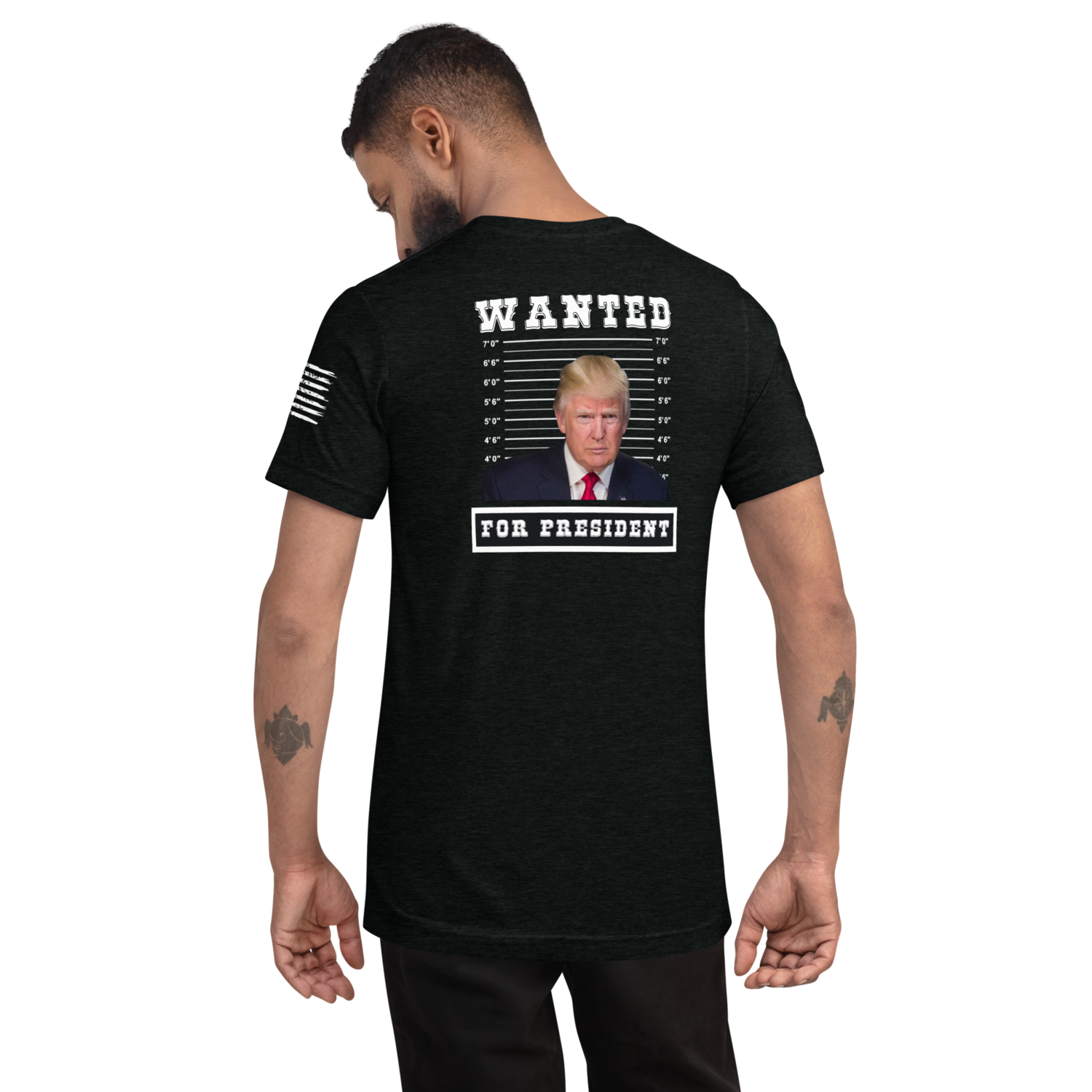 WANTED FOR PRESIDENT | WHI TXT | T-shirt