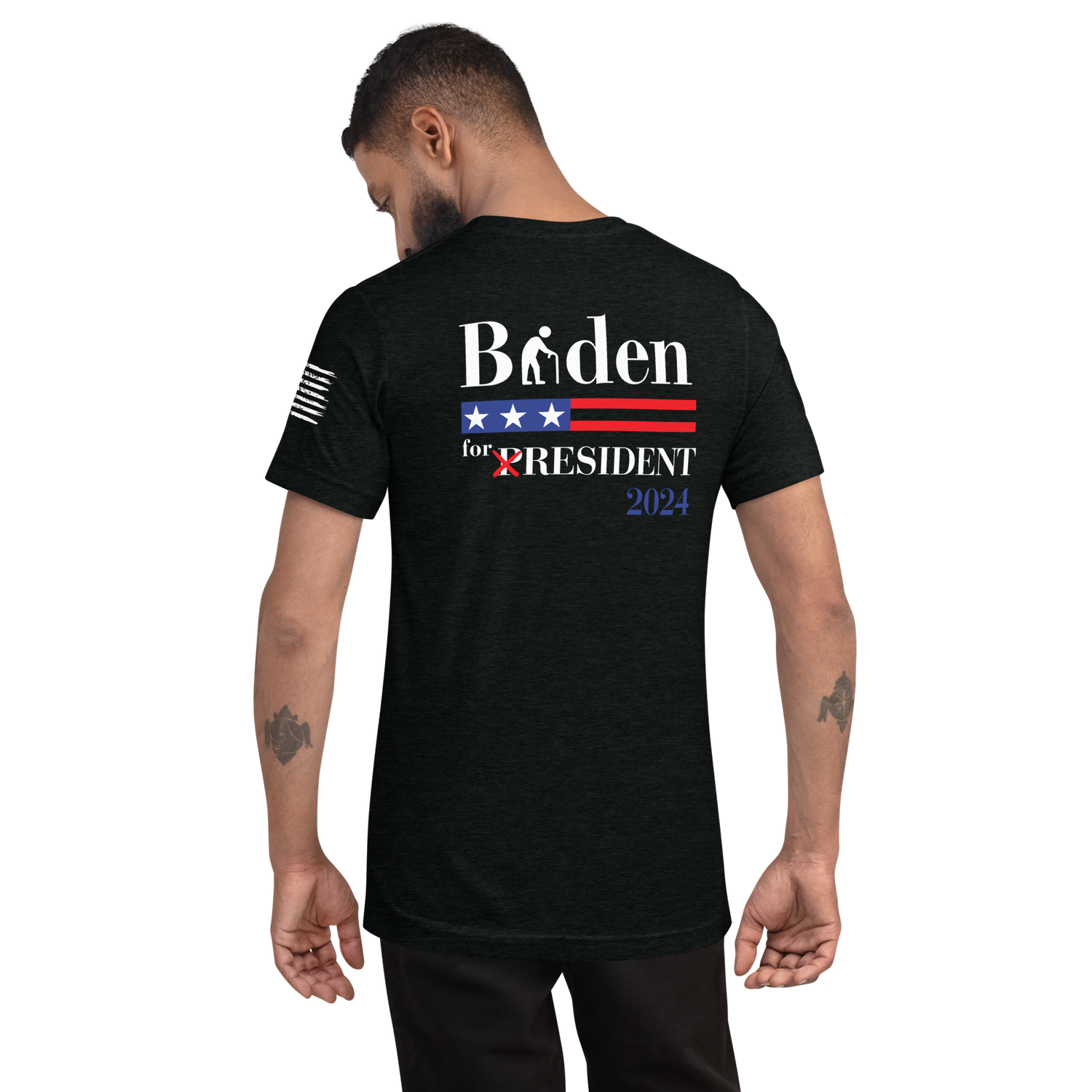 BIDEN FOR RESIDENT | WHI TXT | T-shirt