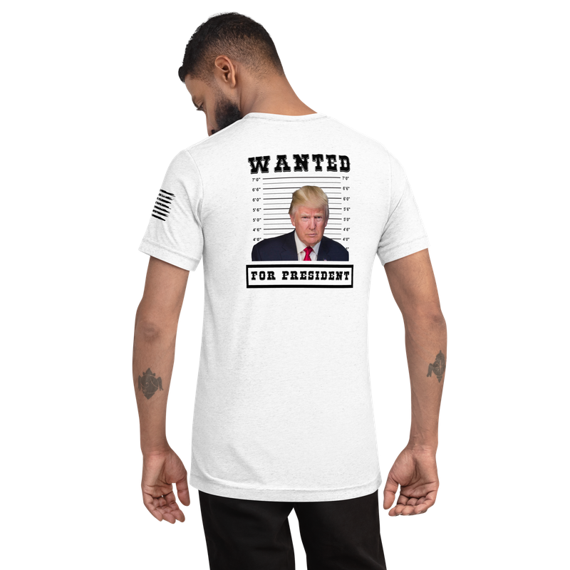 WANTED FOR PRESIDENT | BLK TXT | T-shirt