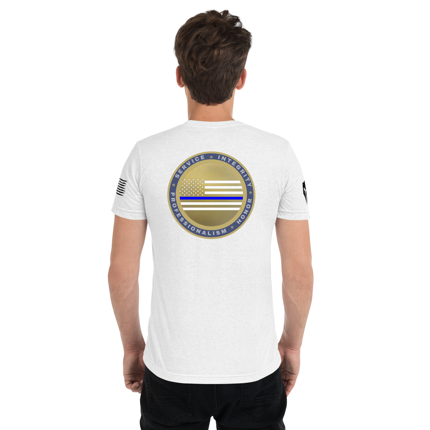 THIN BLUE LINE | BLK TXT | T-shirt