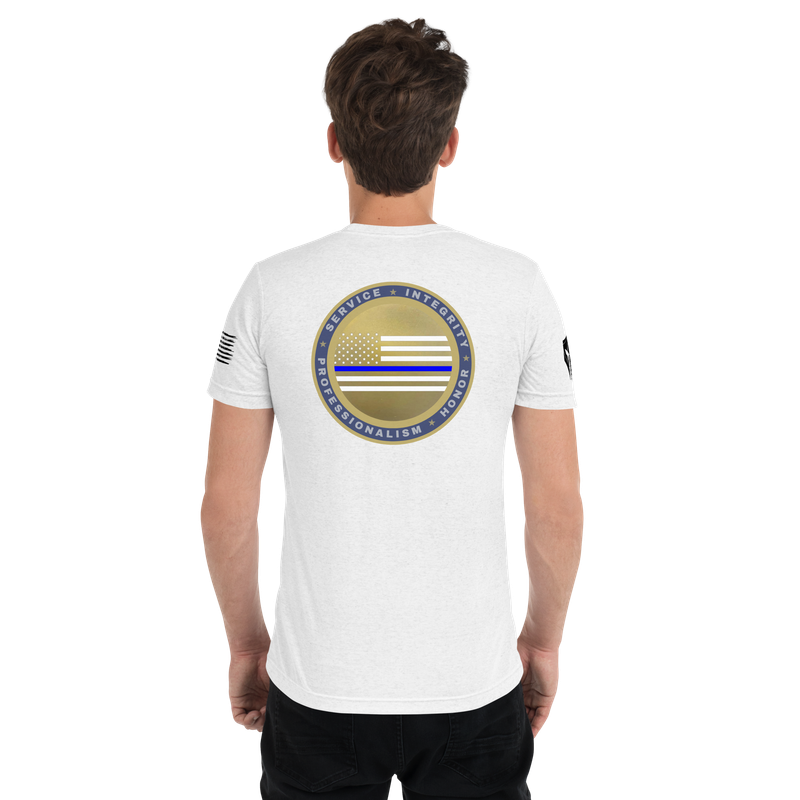 THIN BLUE LINE | BLK TXT | T-shirt