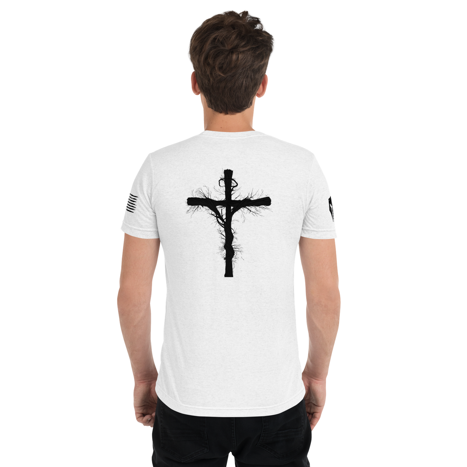 CRUCIFIXION CROSS | BLK TXT | T-shirt