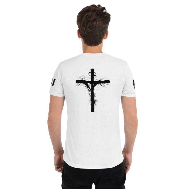 CRUCIFIXION CROSS | BLK TXT | T-shirt