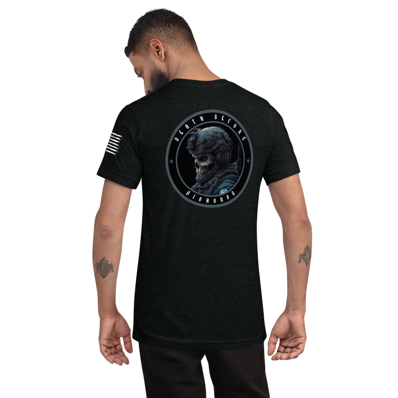 DEATH BEFORE DISHONOR | WHI TXT | T-shirt